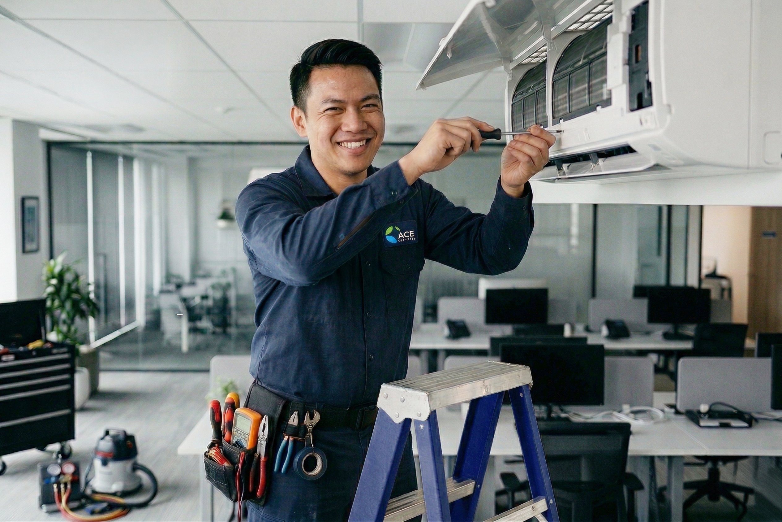 ACE Facilities aircon technician